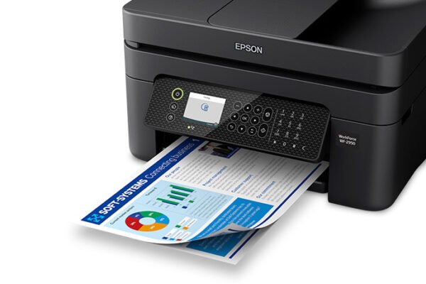 WorkForce WF-2950 Wireless All-in-One Color Inkjet Printer with Built-in Scanner, Copier, Fax and Auto Document Feeder - Image 2