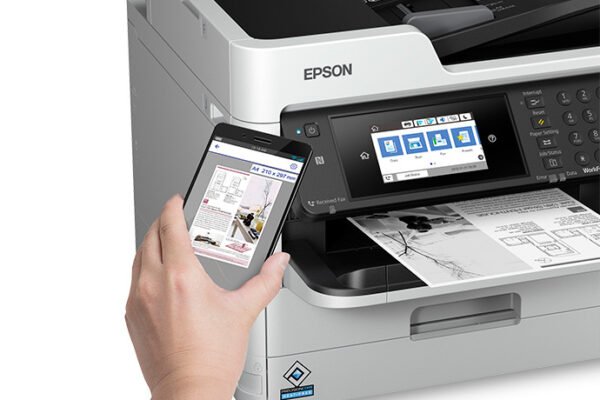 WorkForce Pro WF-M5799 Workgroup Monochrome Multifunction Printer - Image 2