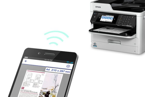 WorkForce Pro WF-M5799 Workgroup Monochrome Multifunction Printer - Image 3